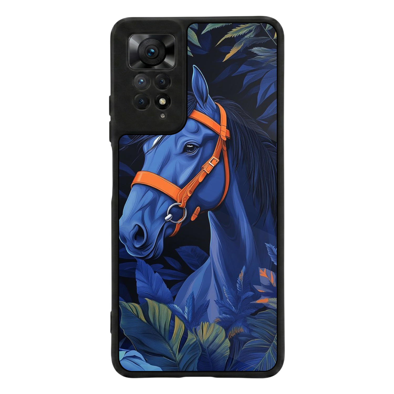 Xiaomi Redmi Note 12 Pro Uyumlu At Horse Tasarımlı Glossy Premium Kılıf