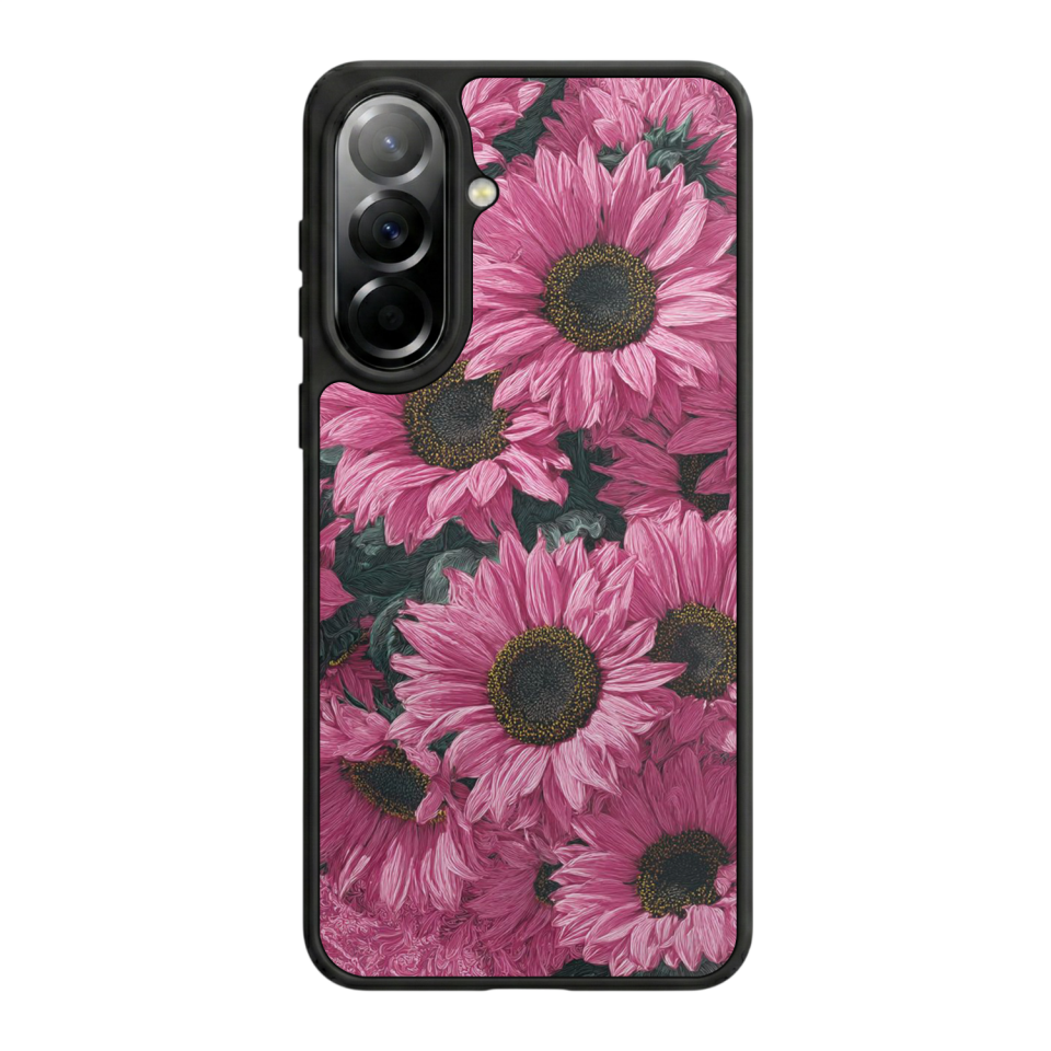 Samsung Galaxy A37 Uyumlu Cicek Tasarımlı Glossy Premium Kılıf
