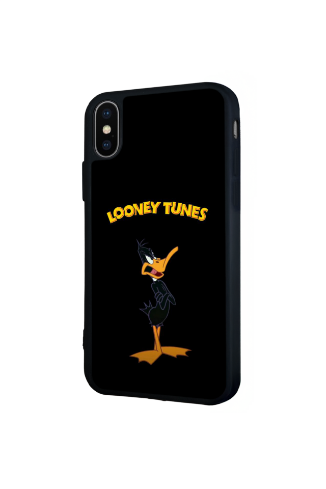 iPhone XS Max Uyumlu Daffy duck Tasarımlı Glossy Premium Kılıf