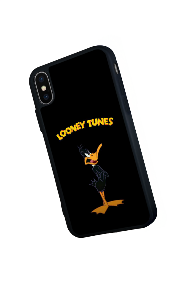 iPhone XS Max Uyumlu Daffy duck Tasarımlı Glossy Premium Kılıf