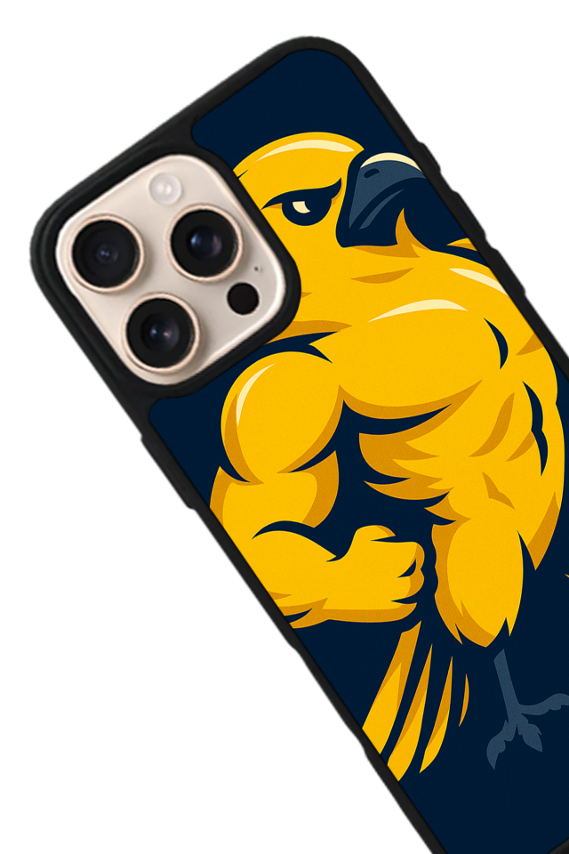 iPhone 16 Pro Max Uyumlu Fenerbahce Tasarımlı Glossy Premium Kılıf