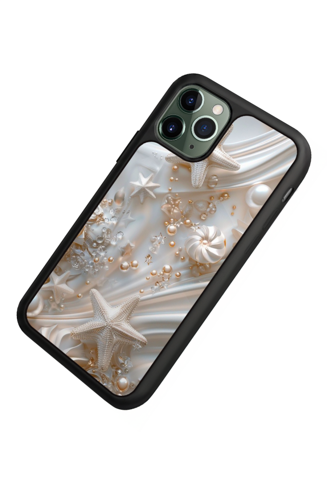 iPhone 11 Pro Uyumlu  İnci Tasarımlı Glossy Premium Kılıf