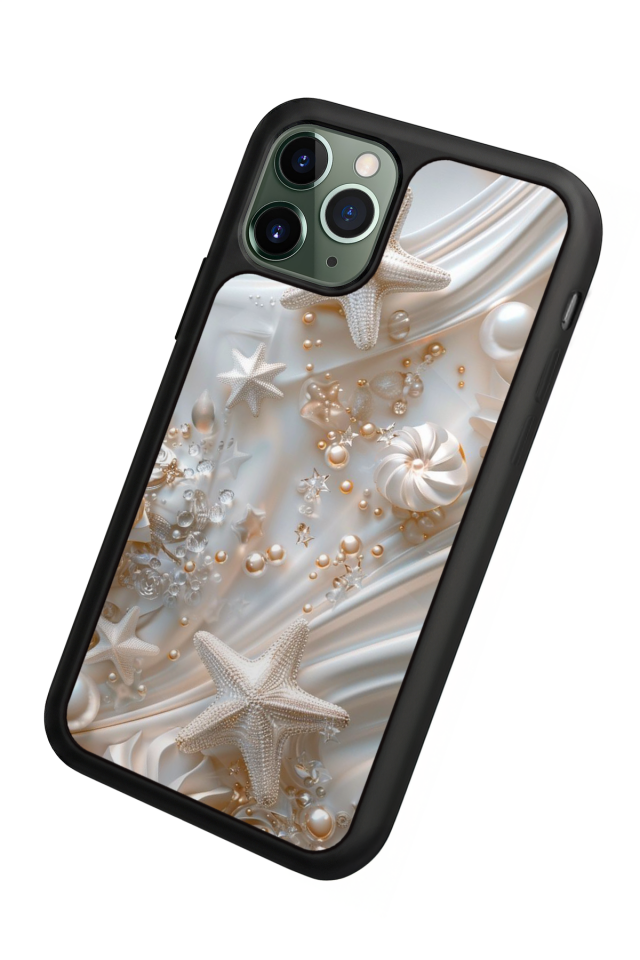 iPhone 11 Pro Uyumlu  İnci Tasarımlı Glossy Premium Kılıf