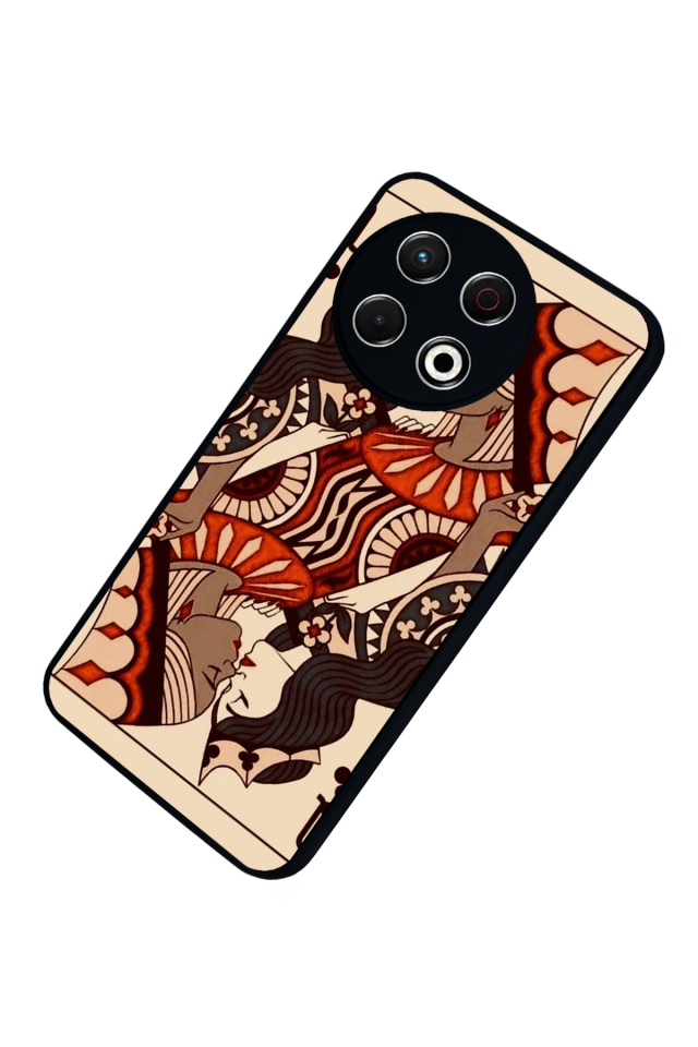 Tecno Spark 30 Pro Uyumlu Kalp Love Tasarımlı Glossy Premium Kılıf