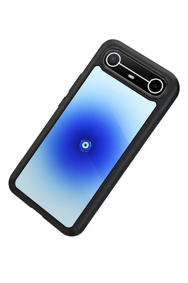 Tecno Spark Slim 5G Uyumlu Nazar Tasarımlı Glossy Premium Kılıf