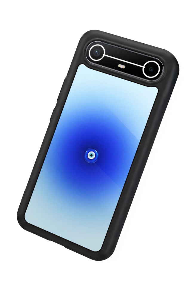 Tecno Spark Slim 5G Uyumlu Nazar Tasarımlı Glossy Premium Kılıf