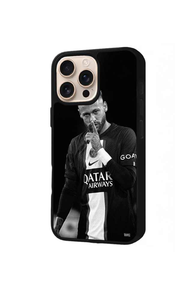iPhone 16 Pro Max Uyumlu Neymar Tasarımlı Glossy Premium Kılıf