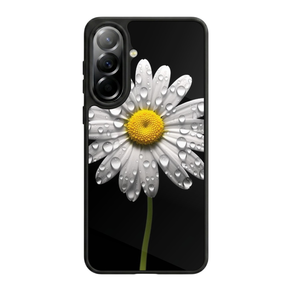 Samsung Galaxy A57 Uyumlu Papatya Tasarımlı Glossy Premium Kılıf