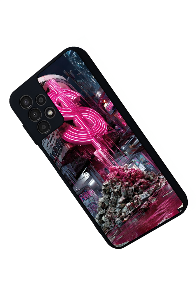 Samsung Galaxy A13 Uyumlu Para Tasarımlı Glossy Premium Kılıf