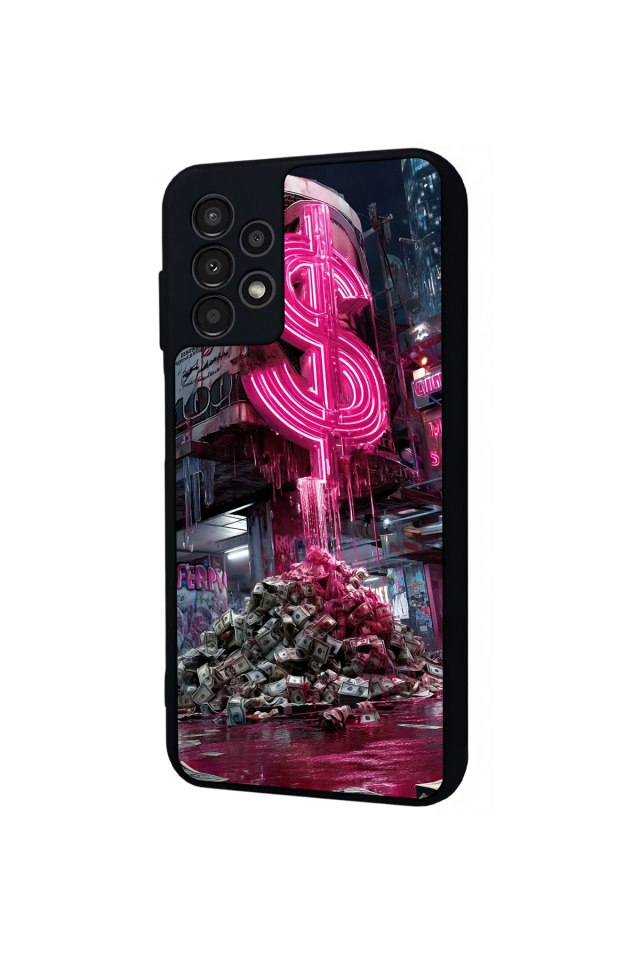 Samsung Galaxy A13 Uyumlu Para Tasarımlı Glossy Premium Kılıf