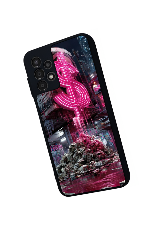 Samsung Galaxy A13 Uyumlu Para Tasarımlı Glossy Premium Kılıf