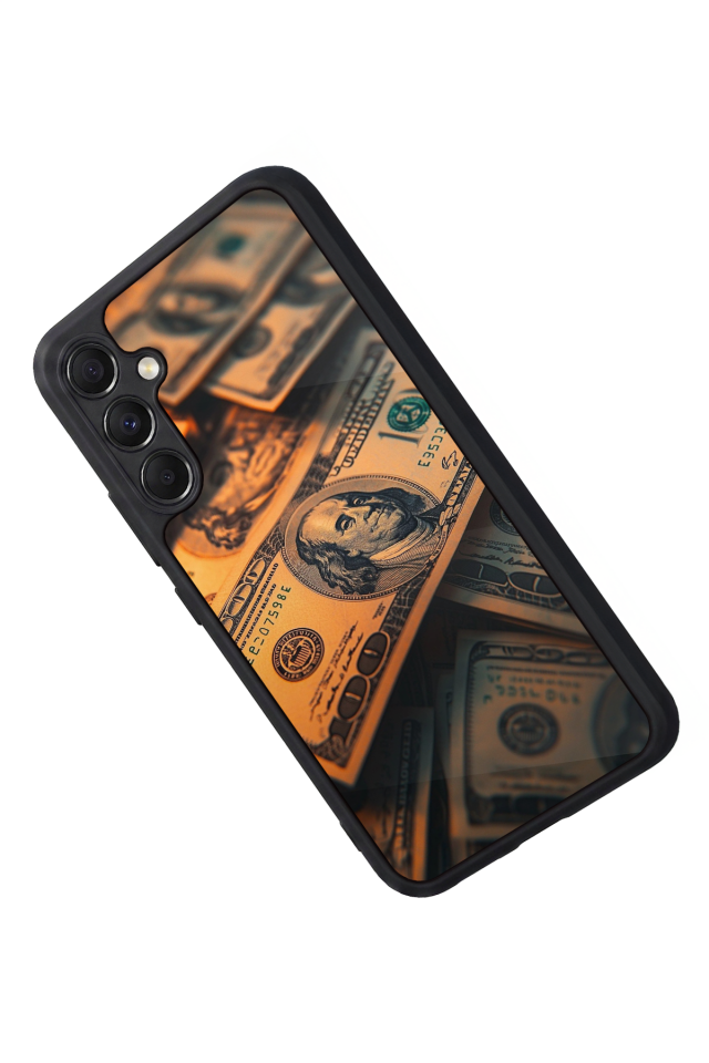Samsung Galaxy M34 Uyumlu Para Tasarımlı Glossy Premium Kılıf