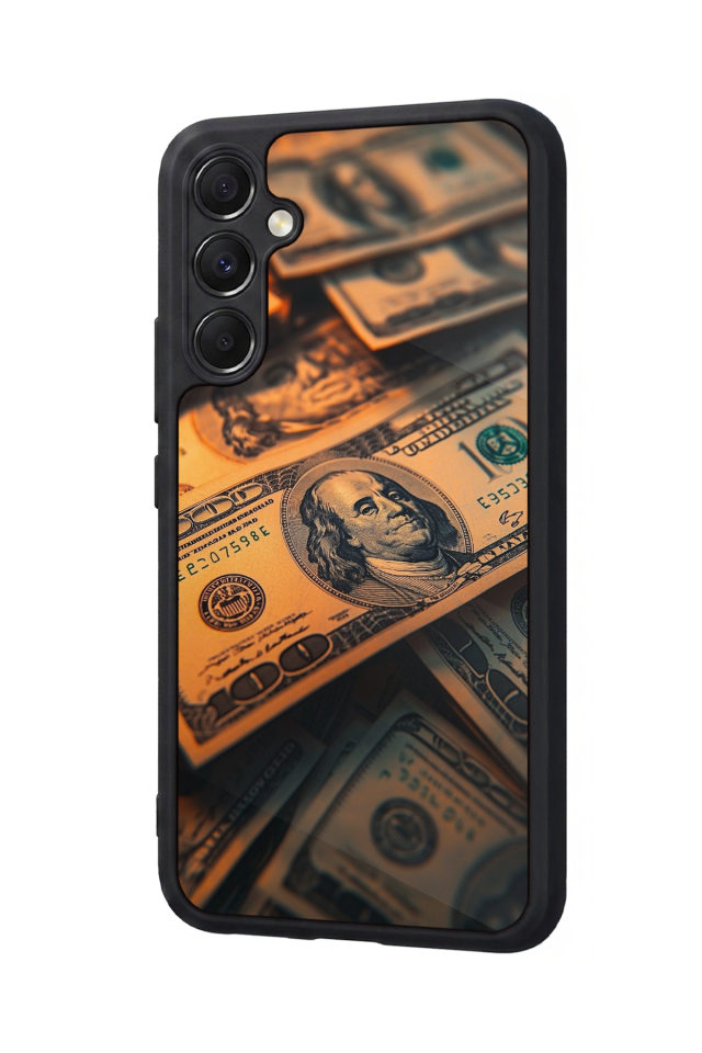 Samsung Galaxy M34 Uyumlu Para Tasarımlı Glossy Premium Kılıf