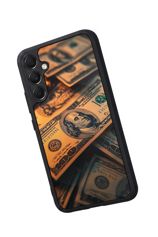 Samsung Galaxy M34 Uyumlu Para Tasarımlı Glossy Premium Kılıf