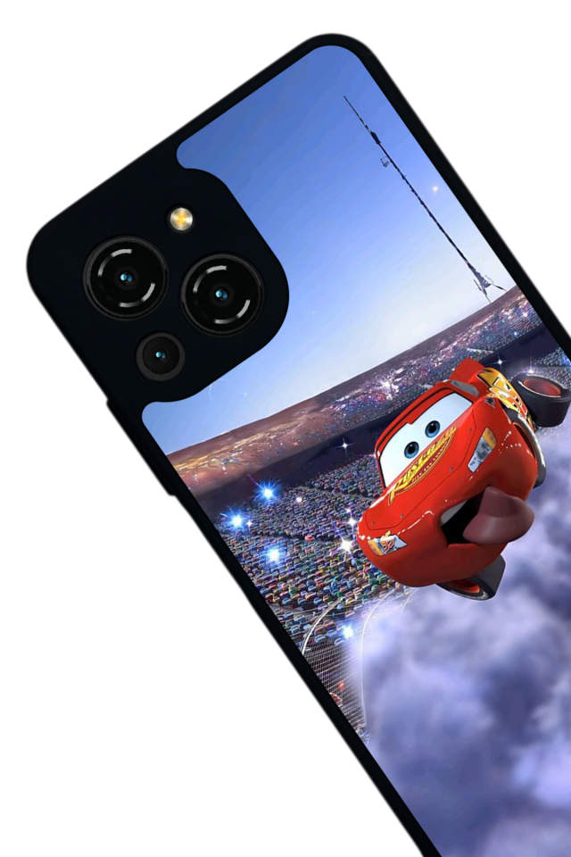 Reeder S23 Pro Max Uyumlu Simsek McQueen Tasarımlı Glossy Premium Kılıf