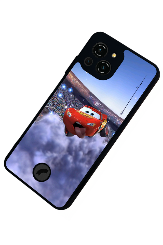 Reeder S23 Pro Max Uyumlu Simsek McQueen Tasarımlı Glossy Premium Kılıf