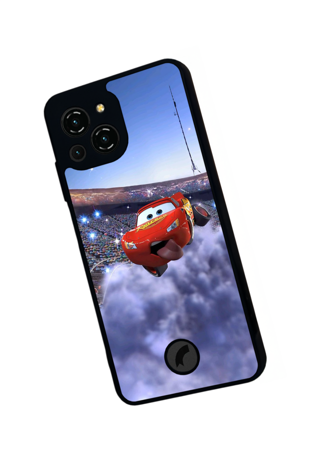 Reeder S23 Pro Max Uyumlu Simsek McQueen Tasarımlı Glossy Premium Kılıf