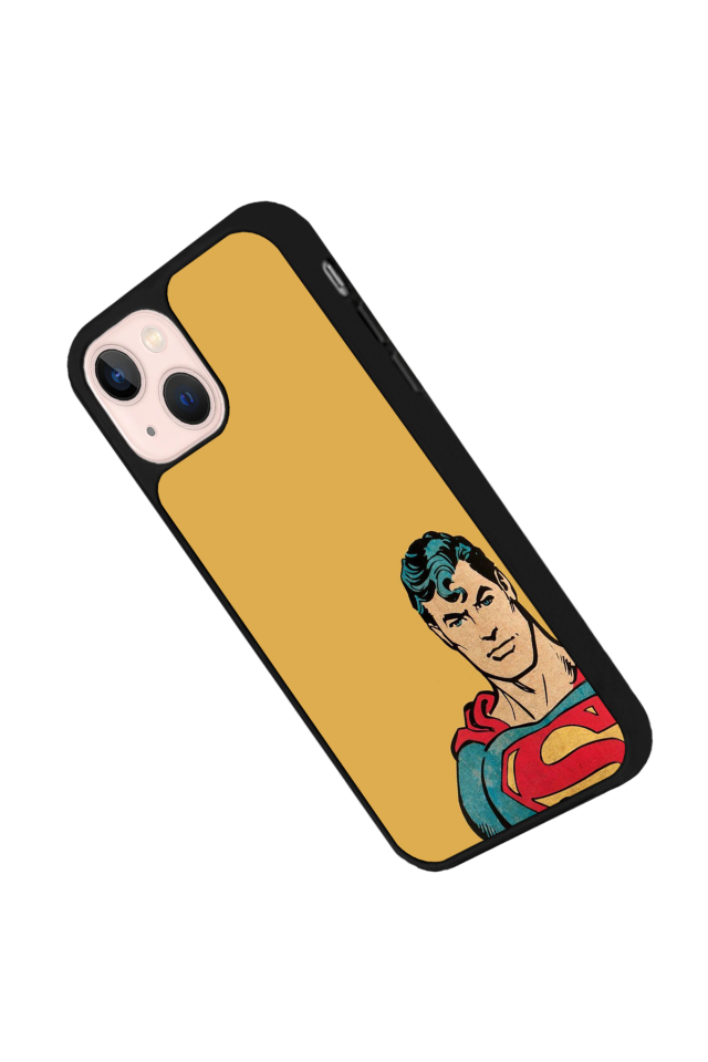 iPhone 13 Mini Uyumlu Superman Tasarımlı Glossy Premium Kılıf