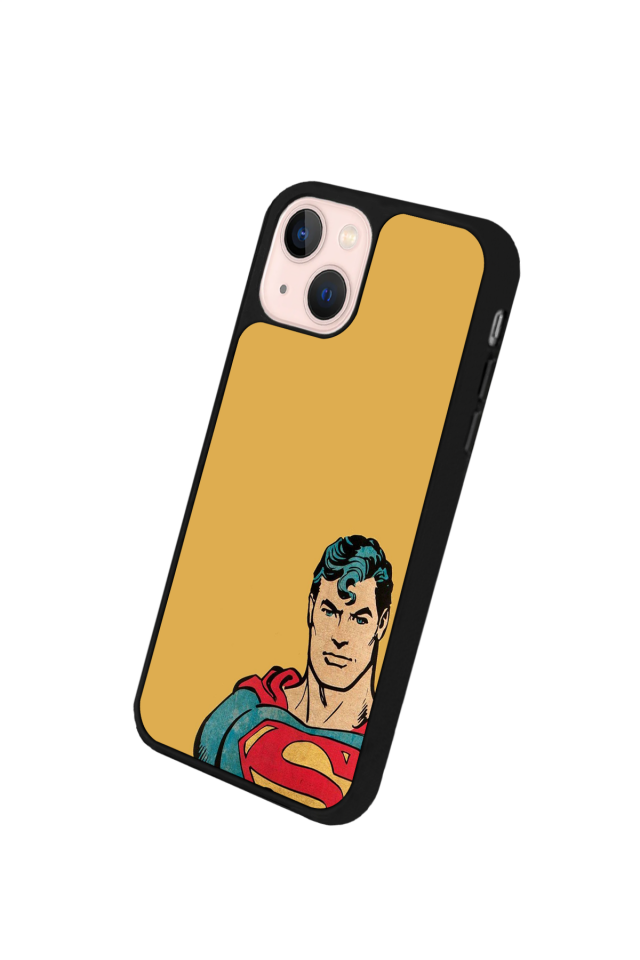 iPhone 13 Mini Uyumlu Superman Tasarımlı Glossy Premium Kılıf