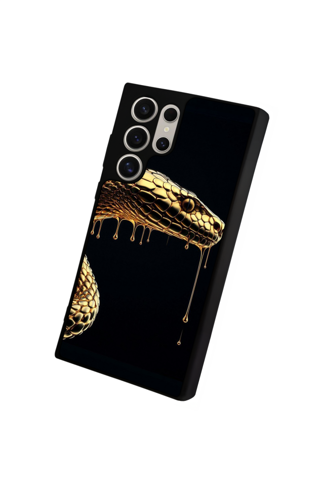 Samsung Galaxy S24 Ultra Uyumlu Yılan Tasarımlı Glossy Premium Kılıf