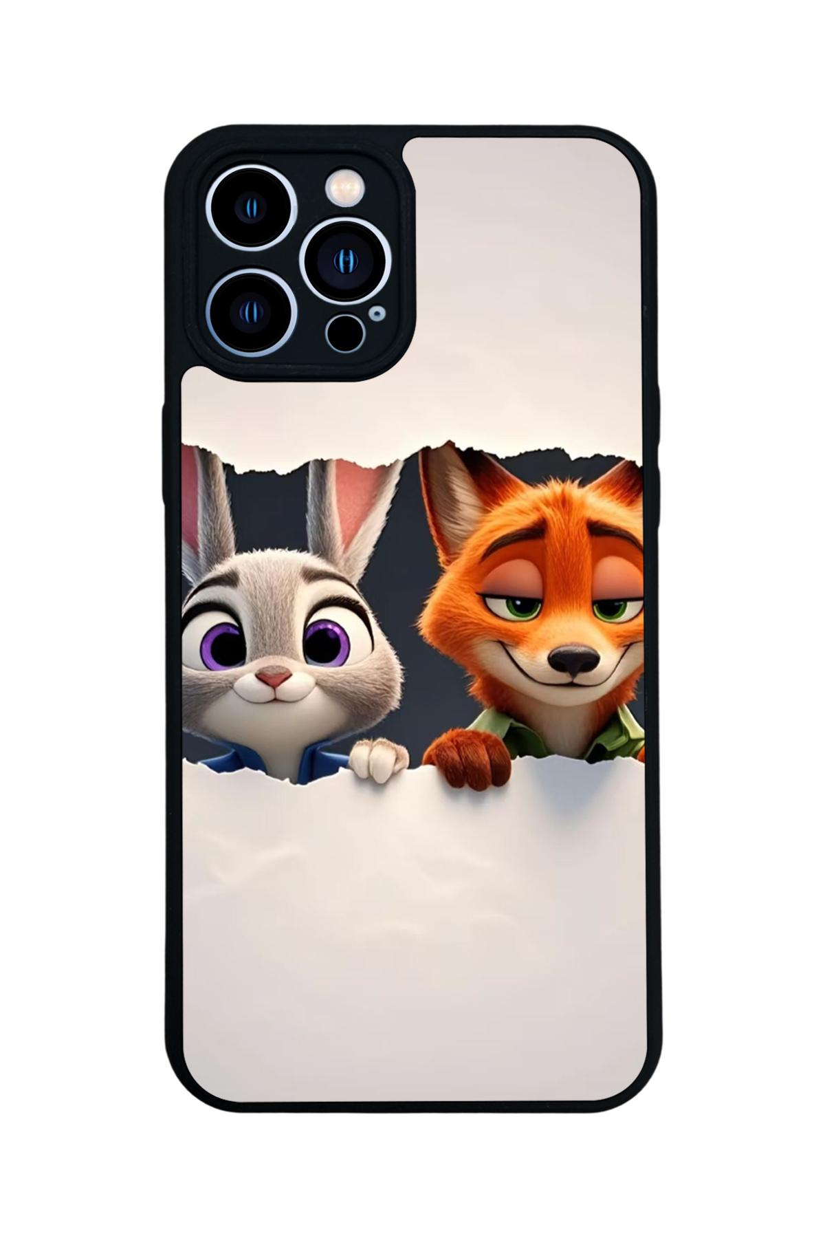 iPhone 13 Pro Max Uyumlu Zootropolis Tasarımlı Glossy Premium Kılıf