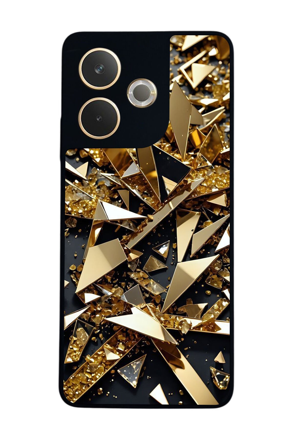 Oppo A5 Pro Uyumlu Mermer Marble Tasarımlı Glossy Premium Kılıf