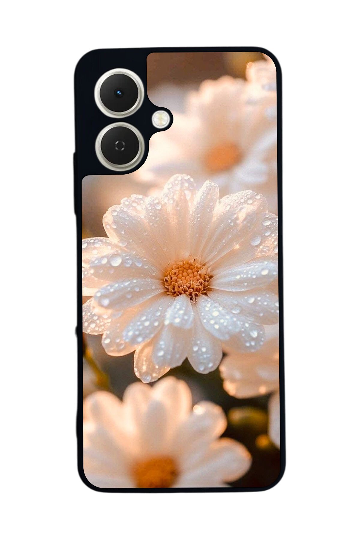 Tecno Spark GO 2 Uyumlu Cicek Tasarımlı Glossy Premium Kılıf