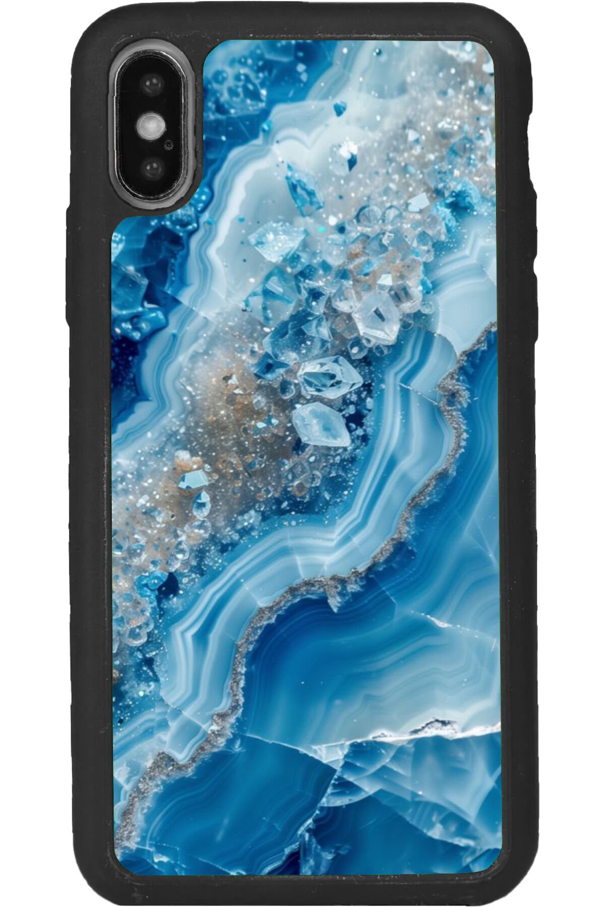 iPhone XS Max Uyumlu Mat Siyah uyumlu Kılıf – Yumuşak Silikon, Koruyucu, Şok Emici Kapak