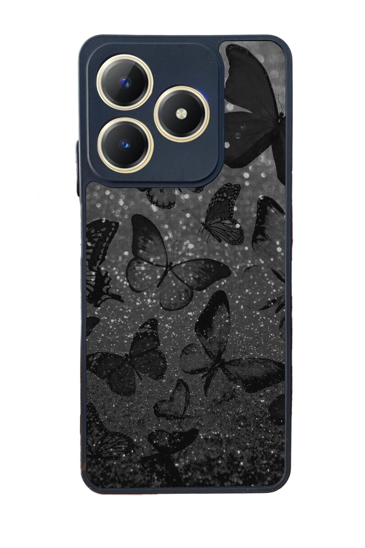 Realme C63 Mat Uyumlu Siyah Kılıf – Yumuşak Silikon, Koruyucu, Şok Emici Kapak