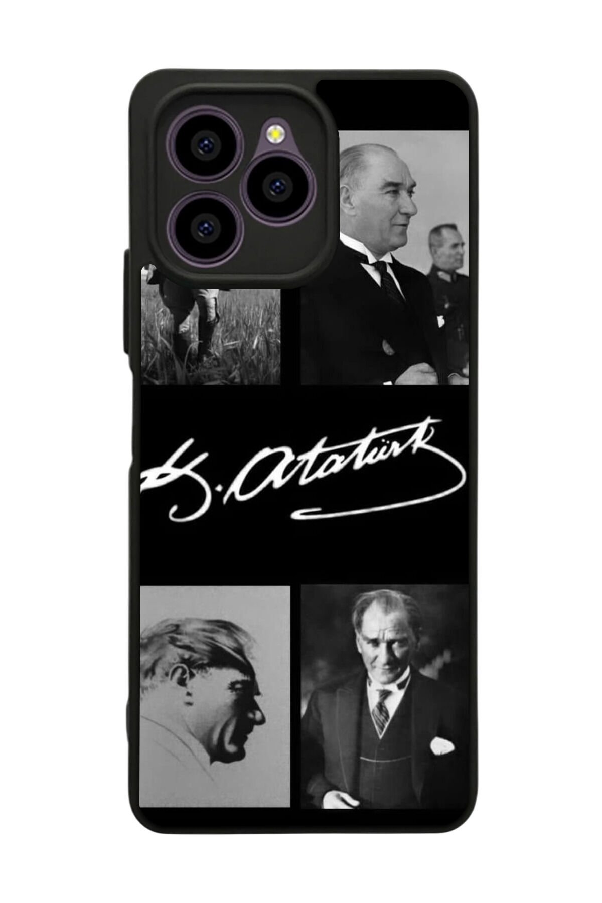Omix X6 Uyumlu Mustafa Kemal Ataturk Tasarımlı Glossy Premium Kılıf