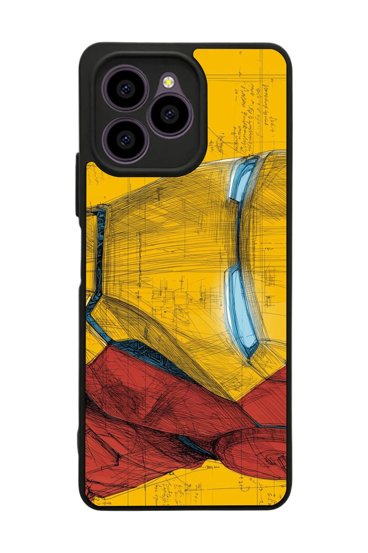 Omix X6 Uyumlu Iron Man ( Demir Adam ) Tasarımlı Glossy Premium Kılıf