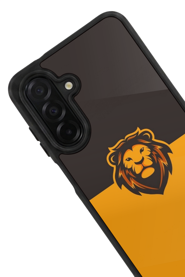 Samsung Galaxy A56 Uyumlu Aslan Tasarımlı Glossy Premium Kılıf