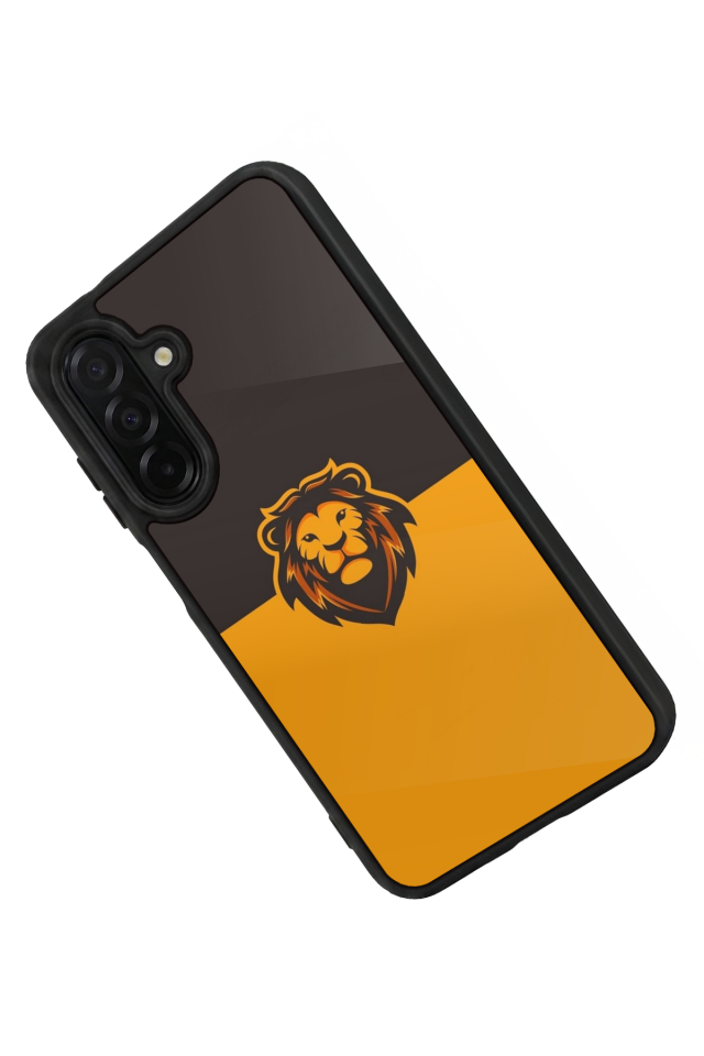 Samsung Galaxy A56 Uyumlu Aslan Tasarımlı Glossy Premium Kılıf