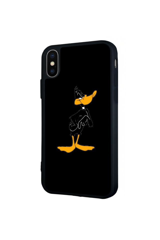 iPhone XS Max Uyumlu Daffy duck Tasarımlı Glossy Premium Kılıf