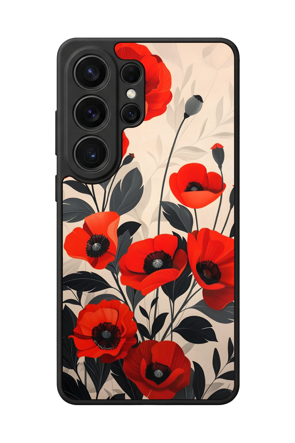 Samsung Galaxy S26 Ultra Uyumlu Floral Tasarımlı Glossy Premium Kılıf