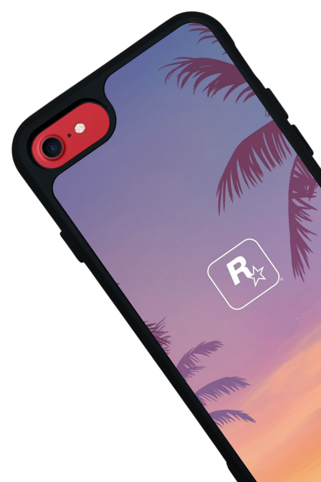 iPhone SE Uyumlu GTA Tasarımlı Glossy Premium Kılıf
