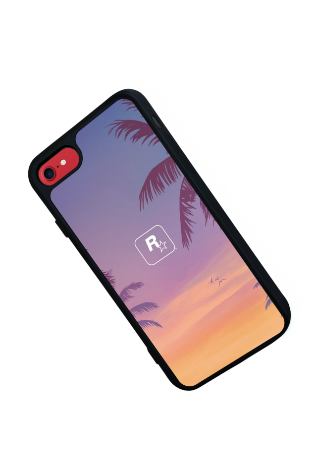 iPhone SE Uyumlu GTA Tasarımlı Glossy Premium Kılıf