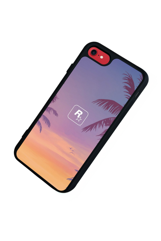 iPhone SE Uyumlu GTA Tasarımlı Glossy Premium Kılıf