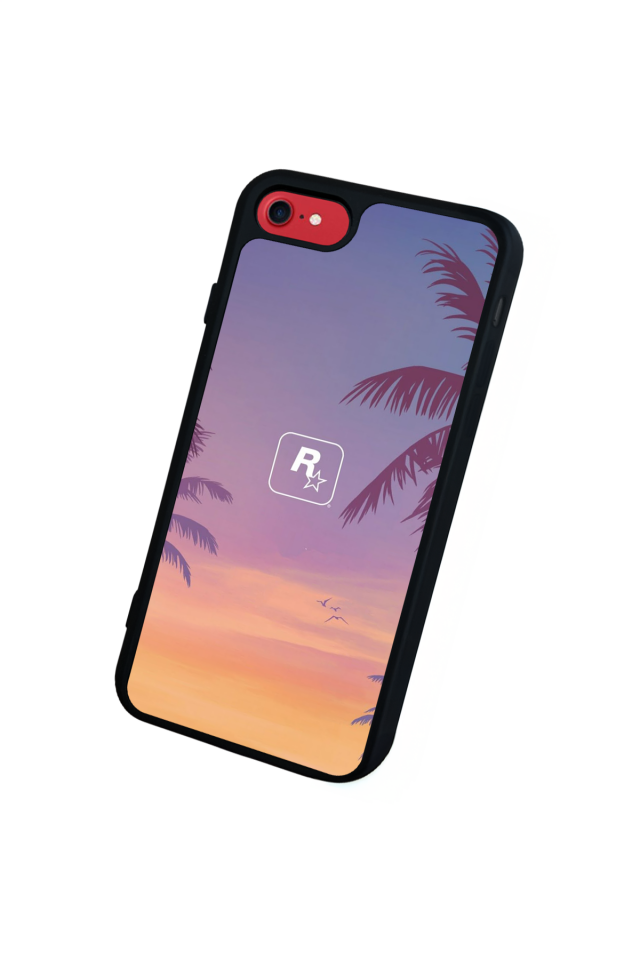 iPhone SE Uyumlu GTA Tasarımlı Glossy Premium Kılıf