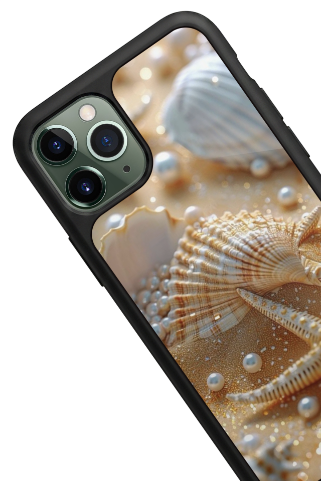iPhone 11 Pro Uyumlu  İnci Tasarımlı Glossy Premium Kılıf