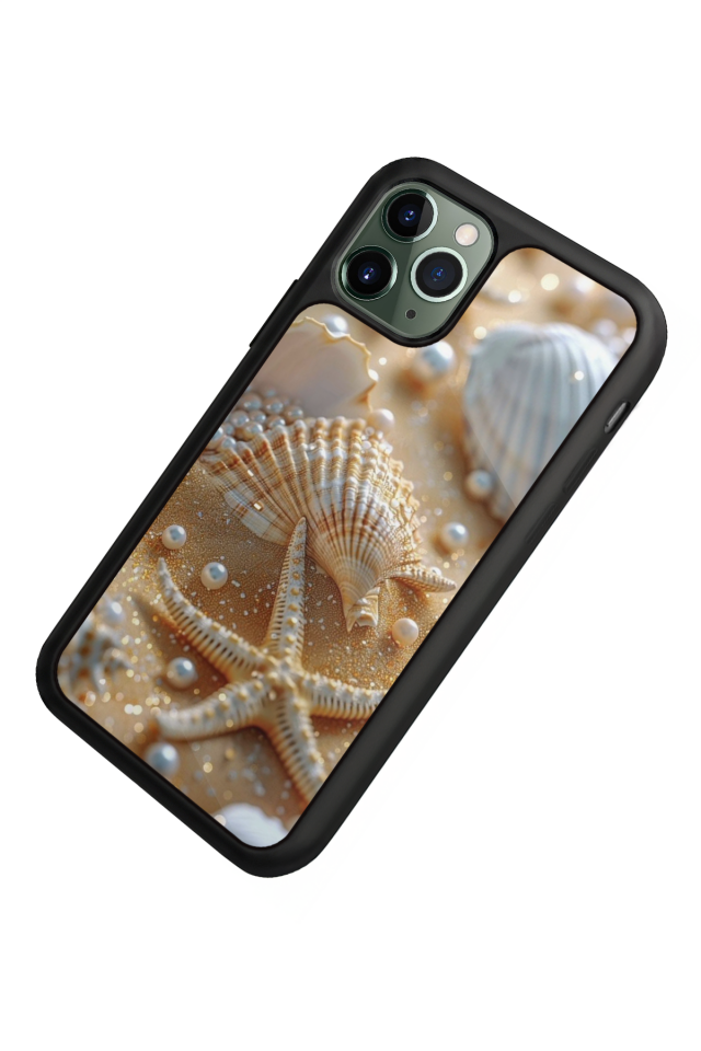 iPhone 11 Pro Uyumlu  İnci Tasarımlı Glossy Premium Kılıf
