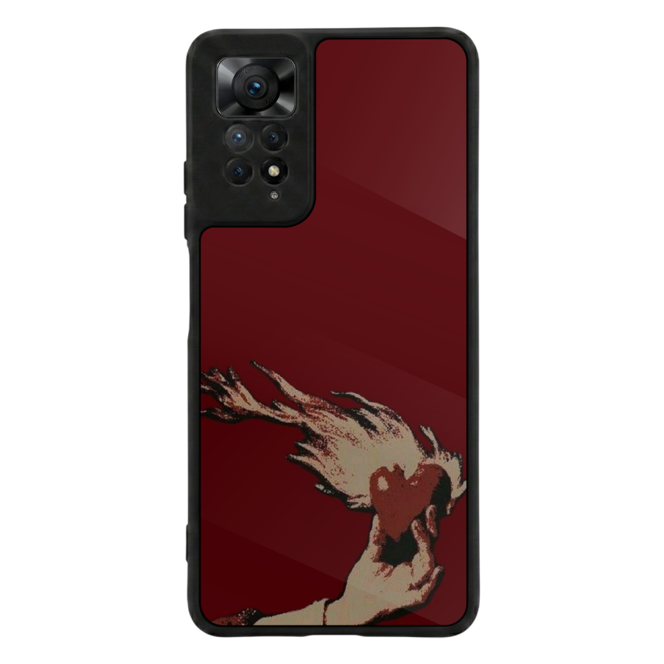 Xiaomi Redmi Note 11 Pro Uyumlu Kalp Love Tasarımlı Glossy Premium Kılıf