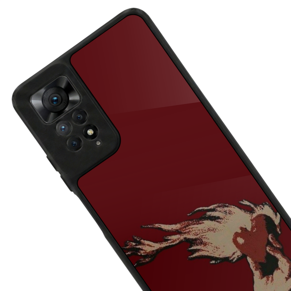 Xiaomi Redmi Note 11 Pro Uyumlu Kalp Love Tasarımlı Glossy Premium Kılıf