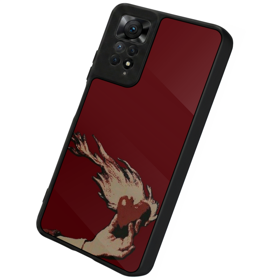 Xiaomi Redmi Note 11 Pro Uyumlu Kalp Love Tasarımlı Glossy Premium Kılıf