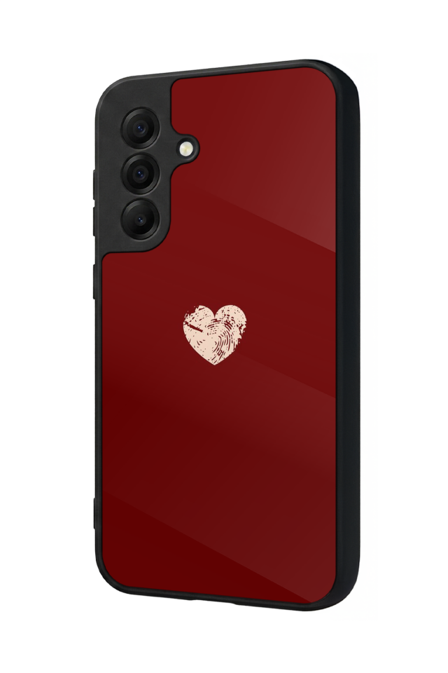 Samsung Galaxy A17 Uyumlu Kalp Love Tasarımlı Glossy Premium Kılıf