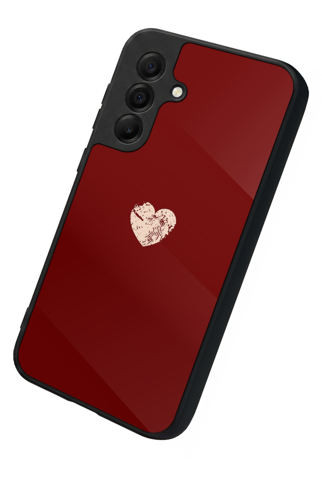 Samsung Galaxy A17 Uyumlu Kalp Love Tasarımlı Glossy Premium Kılıf