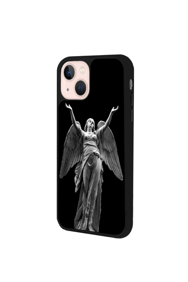iPhone 14 Plus Uyumlu Melek Tasarımlı Glossy Premium Kılıf