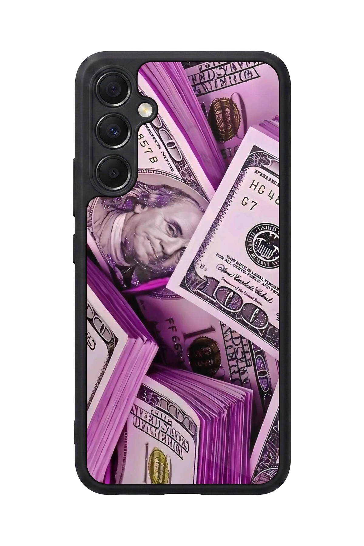 Samsung Galaxy A34 Uyumlu Money Para Tasarımlı Glossy Premium Kılıf