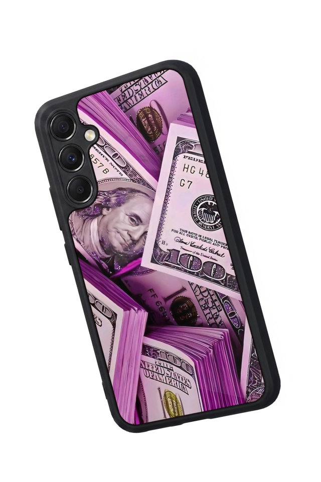 Samsung Galaxy A34 Uyumlu Money Para Tasarımlı Glossy Premium Kılıf