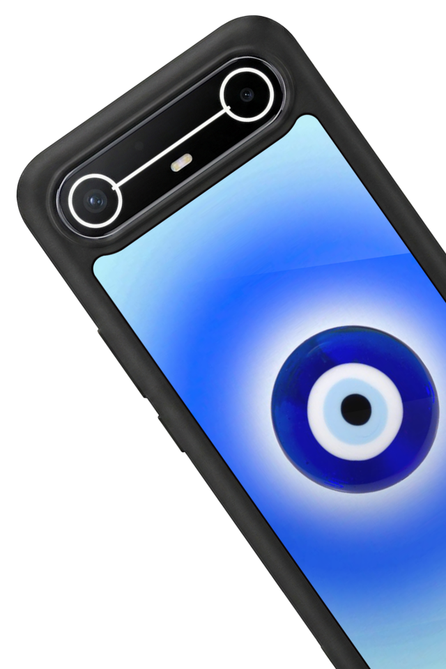 Tecno Spark Slim 5G Uyumlu Nazar Tasarımlı Glossy Premium Kılıf